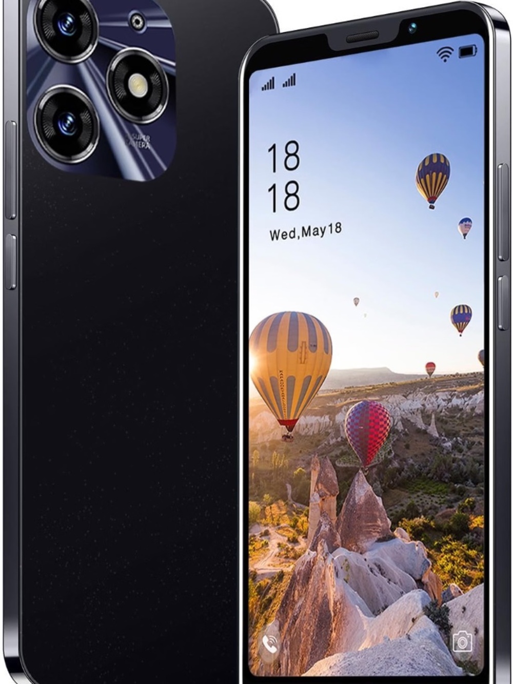 3G Mobile Phone, 5.0'' Screen, Android 9.0 OS,16GB ROM (SD to 128GB), Dual SIM D